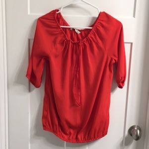 Old Navy orange/red blouse